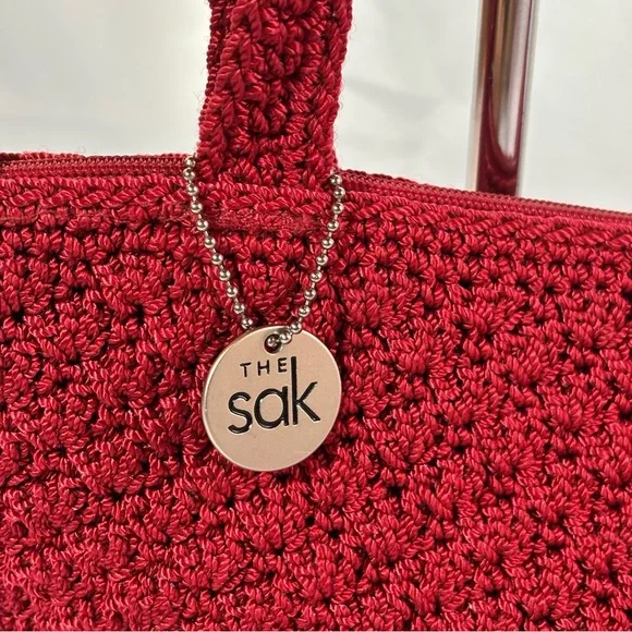 The SAK Crotchet Red Shoulder - Picture 3 of 11